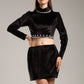 Velvet Short Skirt